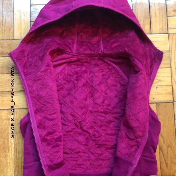 The North Face Fleece Reversible vest size medium magenta - Picture 8 of 15